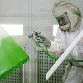 Demajo Ieper stralen metalliseren lakken