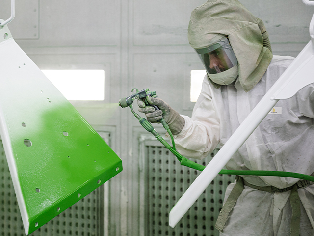 Demajo Ieper stralen metalliseren lakken